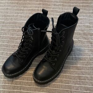 Sincerely Jules Black Combat Boots